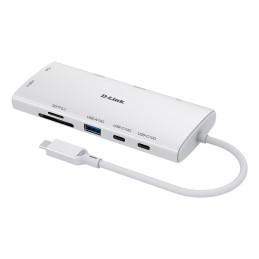 D-Link DUP-A01 hub di interfaccia USB 3.2 Gen 1 (3.1 Gen 1) Type-C 10000 Mbit s Bianco