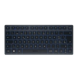CHERRY KW 7100 MINI BT keyboard Universal Bluetooth QWERTZ Swiss Blue