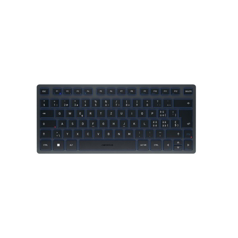 CHERRY KW 7100 MINI BT keyboard Universal Bluetooth QWERTZ Swiss Blue CHERRY KW 7100 MINI BT keyboard Universal Bluetooth QWERTZ Swiss Blue