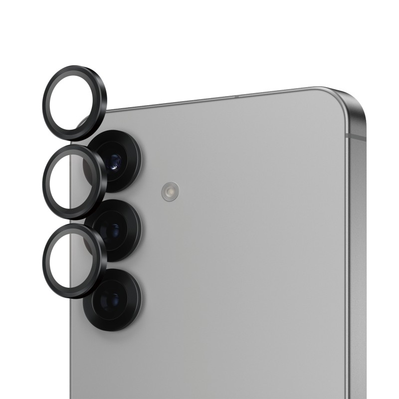 PanzerGlass ® Hoops® Black Camera Lens Protector Samsung Galaxy S25 Pellicola proteggischermo trasparente 1 pz PanzerGlass ® Hoops® Black Camera Lens Protector Samsung Galaxy S25 Pellicola proteggischermo trasparente 1 pz