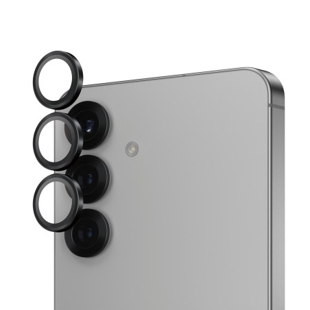 PanzerGlass ® Hoops® Black Camera Lens Protector Samsung Galaxy S25 Clear screen protector 1 pc(s)