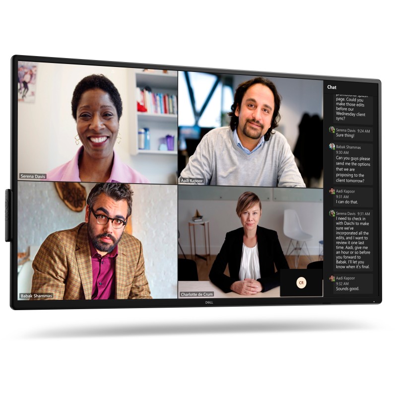 DELL P5525QC Pantalla plana para señalización digital 138,8 cm (54.6") LCD 400 cd   m² 4K Ultra HD Negro