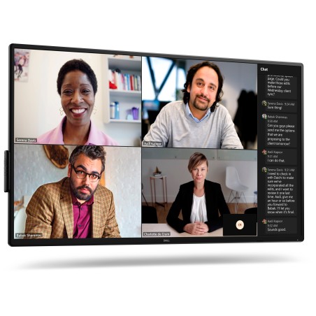 DELL P5525QC Écran plat de signalisation numérique 138,8 cm (54.6") LCD 400 cd m² 4K Ultra HD Noir