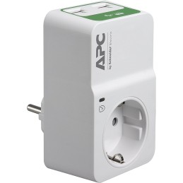 APC PM1WU2-GR protezione da sovraccarico Bianco 1 presa(e) AC 230 V