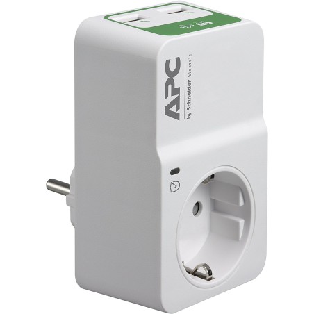 APC PM1WU2-GR protezione da sovraccarico Bianco 1 presa(e) AC 230 V