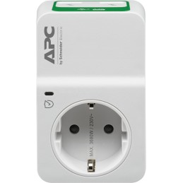 APC PM1WU2-GR protezione da sovraccarico Bianco 1 presa(e) AC 230 V