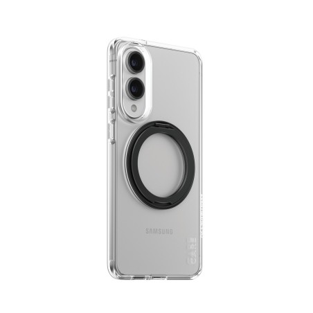 PanzerGlass CARE by ® Feature Case Transparent m. Schwarz Kickstand & Qi Compatible Samsung S25 Edge