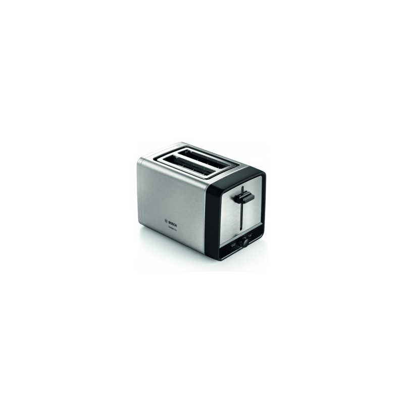 Bosch TAT5P420DE tostadora 2 rebanada(s) 970 W Negro, Plata