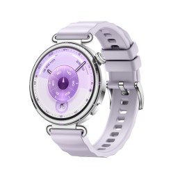 Huawei WATCH GT6, Cassa 41mm in acciaio inossidabile e cinturino viola. Compatibile con iOS e Android. Fino a 14 giorni di