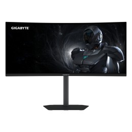 GIGABYTE GS34WQCA Monitor Gaming Curvo 34" WQHD – 3440 x 1440, 1500R, 120Hz, 1ms, 300 cd m², FreeSync Premium, HDR Ready, HDMI