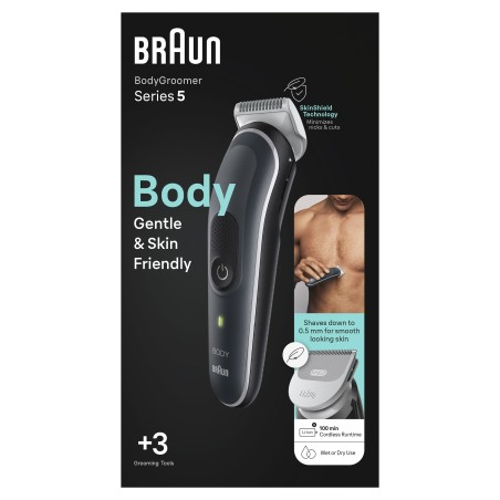 Braun BodyGroomer BG5340 Black, Silver
