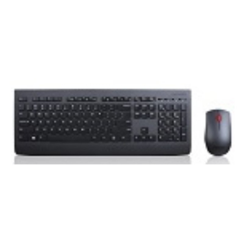 Lenovo 4X30H56816 Tastatur Maus enthalten Universal RF Wireless Schwarz