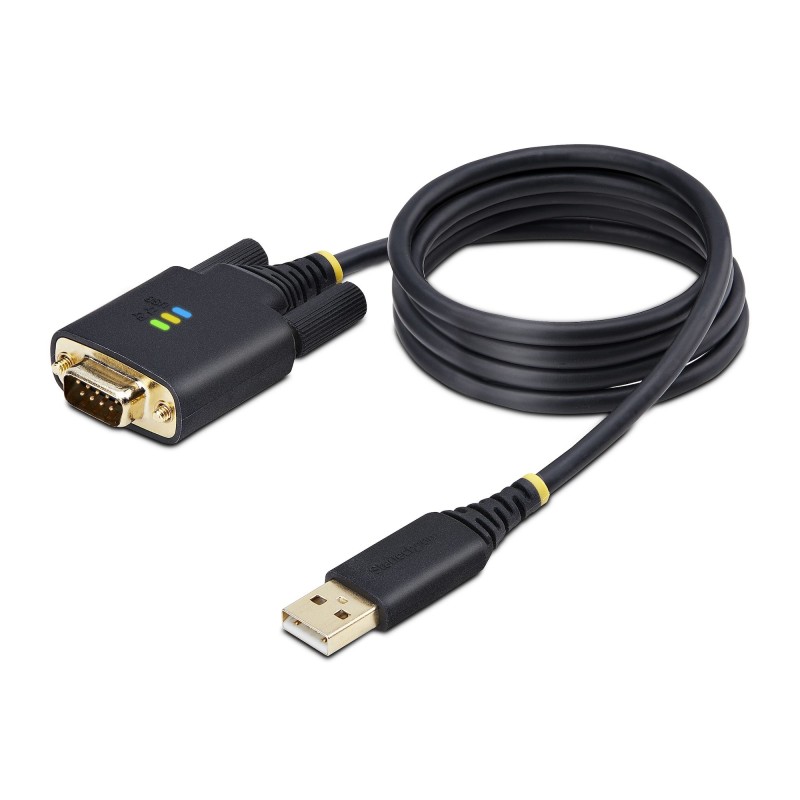 StarTech.com 1m USB auf Seriell Adapter, COM-Retention, FTDI, USB-A zu DB9 Kabel, USB auf RS232, Wechselbare Schrauben Muttern, StarTech.com 1m USB auf Seriell Adapter, COM-Retention, FTDI, USB-A zu DB9 Kabel, USB auf RS232, Wechselbare Schrauben Muttern,