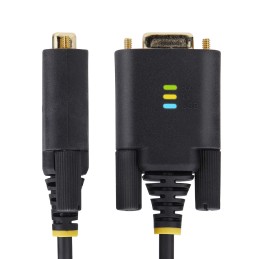 StarTech.com 1m USB auf Seriell Adapter, COM-Retention, FTDI, USB-A zu DB9 Kabel, USB auf RS232, Wechselbare Schrauben Muttern,