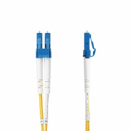 StarTech.com Cable de Fibra Óptica Dúplex LC a LC (UPC) OS2 Monomodo de 2m - 9 125µm - 100G - Resistente a Dobleces - Low