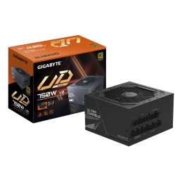 GIGABYTE UD750GM PG5 V2 Fuente de Alimentación – PCIe Gen 5.1, 80 PLUS Gold, Diseño completamente modular, Ventilador de 120