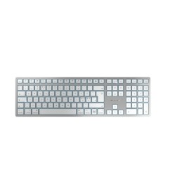 CHERRY KW 9100 SLIM FOR MAC clavier Universel USB + Bluetooth QWERTY Anglais Argent