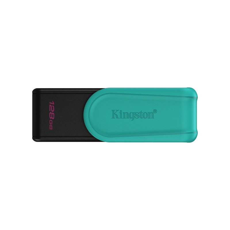 Kingston Technology DataTraveler 128GB Portable USB 3.2 Gen 1 Exodia S (Schwarz Türkis)