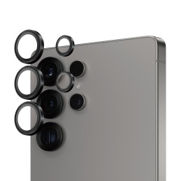 PanzerGlass ® Hoops® Schwarz Kameraschutz Samsung Galaxy S25 Ultra