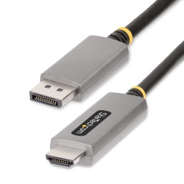 StarTech.com Cable Adaptador de 2m DisplayPort a HDMI - 8K 60Hz - 4K 144Hz - HDR10 - Conversor de Vídeo Activo DP 1.4 a HDMI