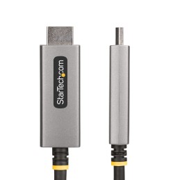 StarTech.com Cable Adaptador de 2m DisplayPort a HDMI - 8K 60Hz - 4K 144Hz - HDR10 - Conversor de Vídeo Activo DP 1.4 a HDMI