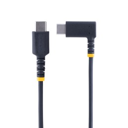 StarTech.com Cable 2m USB C Acodado - en Ángulo Recto - PD 60W - 3A - Cable USB-C de Carga Rápida - de Alta Resistencia - USB