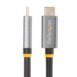 StarTech.com 1m USB4 Kabel 40Gbps, 100W (5A) Power Delivery, 8K 120Hz 4K 240Hz DP Alt Mode, USB-IF zertifiziertes USB-C