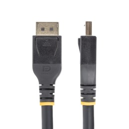 StarTech.com Câble DisplayPort 1.4 Actif de 15m Certifié VESA - Câble DisplayPort DP8K avec HBR3, HDR10, MST, DSC 1.2, HDCP