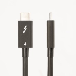 StarTech.com Cable de 1m Thunderbolt 4 - 40Gbps - PD 100W - Vídeo 4K 8K - Cable Thunderbolt 4 con Certificación Intel -