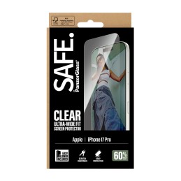 PanzerGlass SAFE. by ® Screen Protector iPhone 17 Pro | Ultra-Wide Fit w. EasyAligner Protection d'écran transparent Apple 1