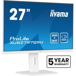 iiyama ProLite 27" (68.5 cm) Monitor mit IPS-Panel-Technologie, USB-Hub, 100Hz Bildwiederholfrequenz und einem 150 mm