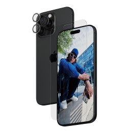 PanzerGlass ® 2-in-1 Bundle iPhone 16 Pro Max Protection d'écran transparent Apple 1 pièce(s)