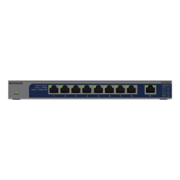 NETGEAR GS108MX-100EUS network switch Unmanaged L2 Gigabit Ethernet (10 100 1000) Desktop Wall-Mounting
