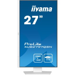 iiyama G-MASTER XUB2797QSN-W2 Monitor PC 68,6 cm (27") 2560 x 1440 Pixel 4K Ultra HD LED Bianco