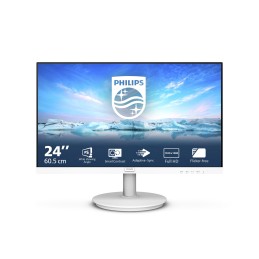 Philips V Line 241V8AW 00 Computerbildschirm 60,5 cm (23.8") 1920 x 1080 Pixel Full HD LCD Weiß