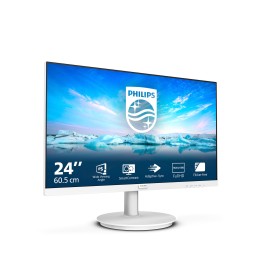Philips V Line 241V8AW 00 écran plat de PC 60,5 cm (23.8") 1920 x 1080 pixels Full HD LCD Blanc