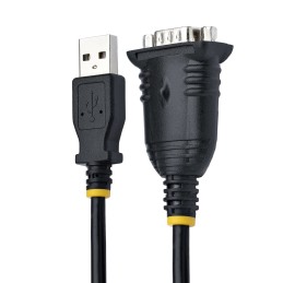 StarTech.com Cable de 1m USB a Serie, Conversor DB9 Macho RS232 a USB, Prolific, Adaptador USB a Serial para