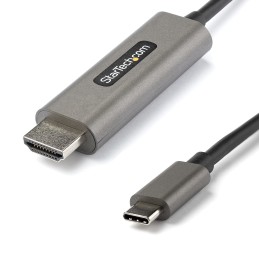 StarTech.com Câble USB C vers HDMI 4K 60Hz HDR10 2m - Câble Adaptateur Vidéo Ultra HD USB Type-C vers HDMI 4K 2.0b -