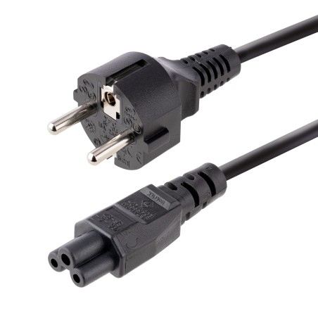 StarTech.com 753E-3M-POWER-LEAD power cable Black 118.1" (3 m) CEE7 7 C5 coupler