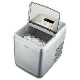 MEDION MD 11950 Built-in freestanding ice cube maker 15 kg 24h Blue, Gray, Metallic