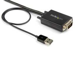 StarTech.com VGA2HDMM2M video cable adapter 78.7" (2 m) USB Type-A + VGA (D-Sub) HDMI Type A (Standard) Black
