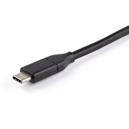 StarTech.com Cable de 1m USB-C a DisplayPort 1.4 - Convertidor Bidireccional Adaptador de Vídeo USB Tipo C - HBR3 HDR DSC -