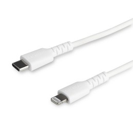 StarTech.com Câble USB-C vers Lightning Blanc Robuste 2m - Câble de Charge Synchronistation USB Type C vers Lightning Fibre