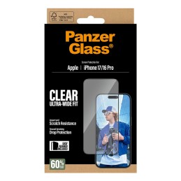 PanzerGlass ® Displayschutz iPhone 17 | iPhone 16 Pro | Ultra-Wide Fit m. EasyAligner