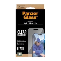 PanzerGlass ® Screen Protector iPhone 17 Pro | Classic Fit w. EasyAligner Clear screen protector Apple 1 pc(s)