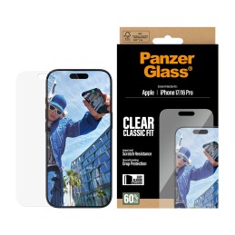 PanzerGlass ® Screen Protector iPhone 17 | iPhone 16 Pro | Classic Fit w. EasyAligner Clear screen protector Apple 1 pc(s)