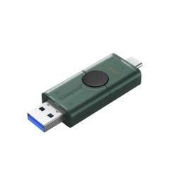Kingston Technology DataTraveler DuoG2 USB flash drive 256 GB USB Type-A   USB Type-C 3.2 Gen 1 (3.1 Gen 1) Black, Green