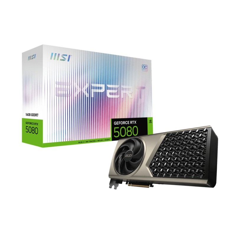 MSI GeForce RTX 5080 16GB EXPERT OC NVIDIA GDDR7
