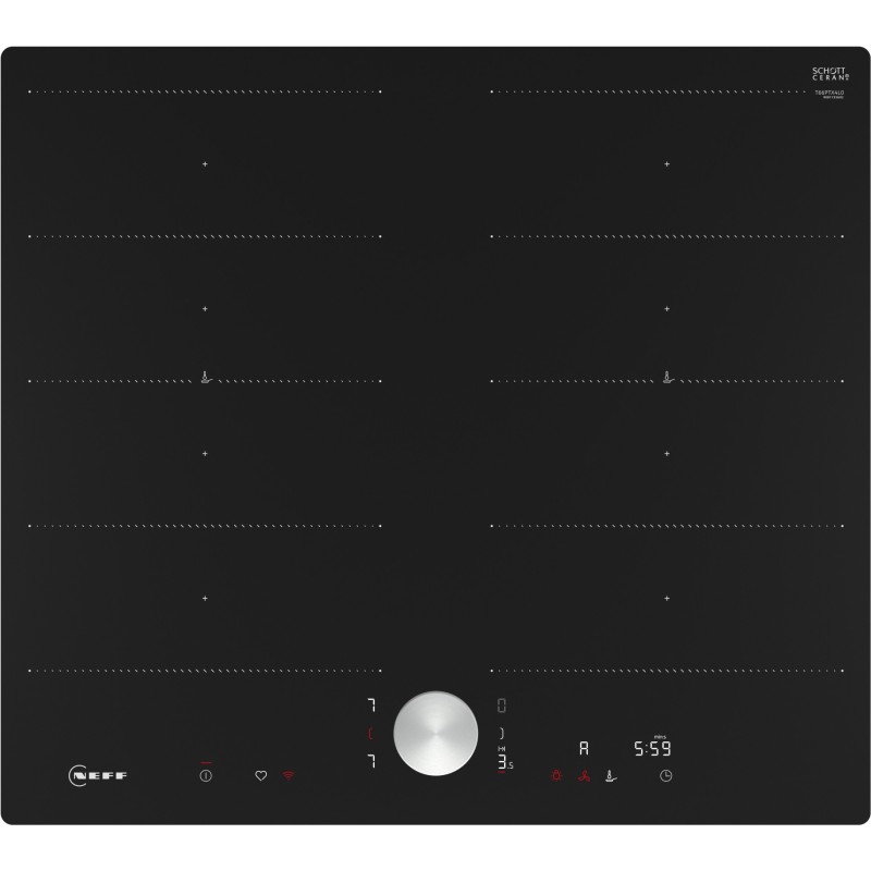 Neff T66PTX4L0 hobs Negro Integrado 60 cm Con placa de inducción 4 zona(s)