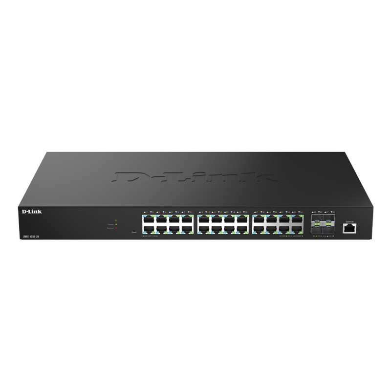 D-Link DMS-1250-28 E network switch Managed L2 2.5G Ethernet (100 1000 2500) Black